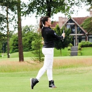 𝅺duca Del Cosma • Lorenza Patent Leather Winter Golf High Top Shoe